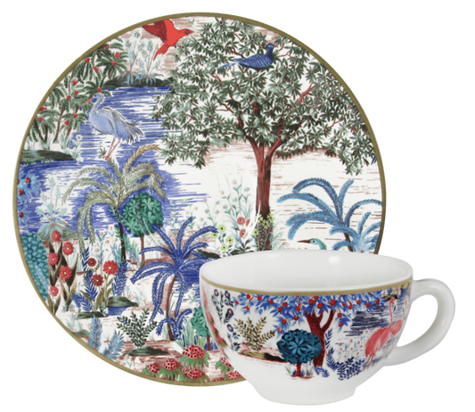 Tea Cups & Saucers, Set of 2