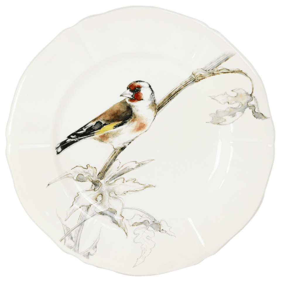 SET OF 4 CANAPE PLATES