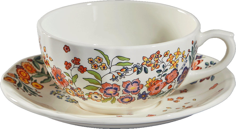 Breakfast Cups & Saucers