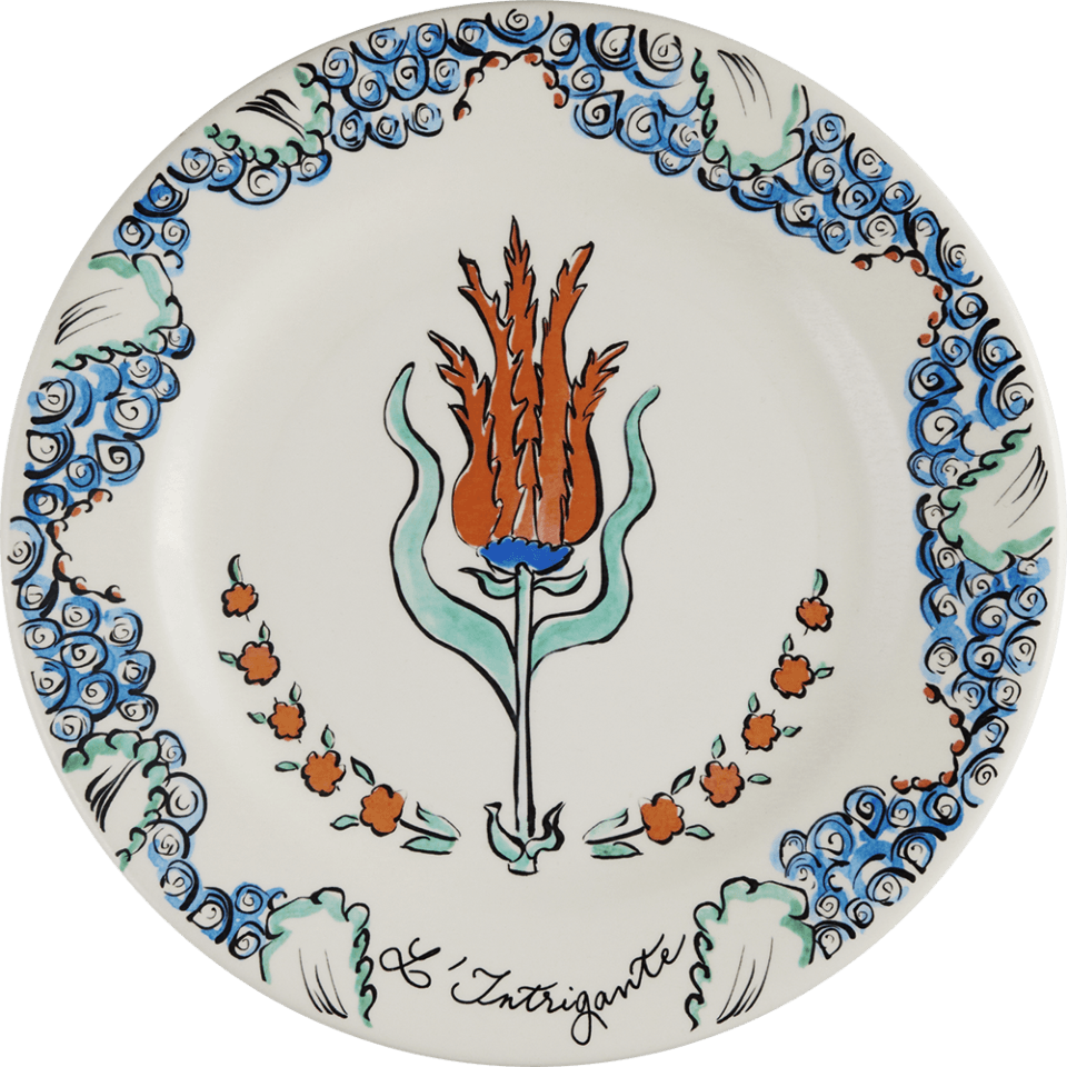 Assorted Dessert Plates, Set of 4