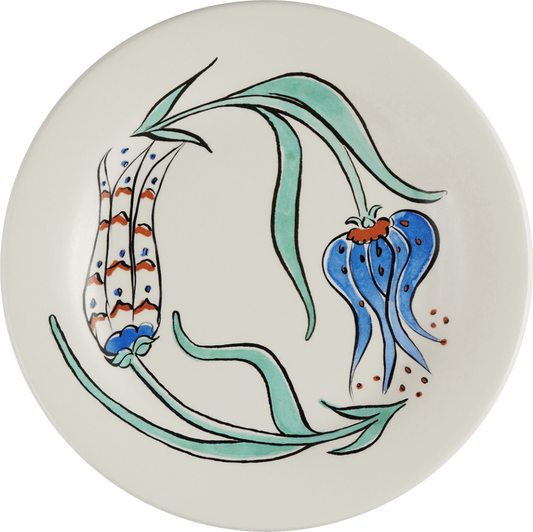 Assorted Canape Plates, Set of 4