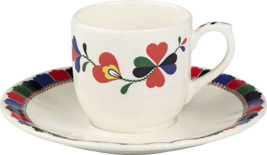 Espresso Cups & Saucers, Set of 2