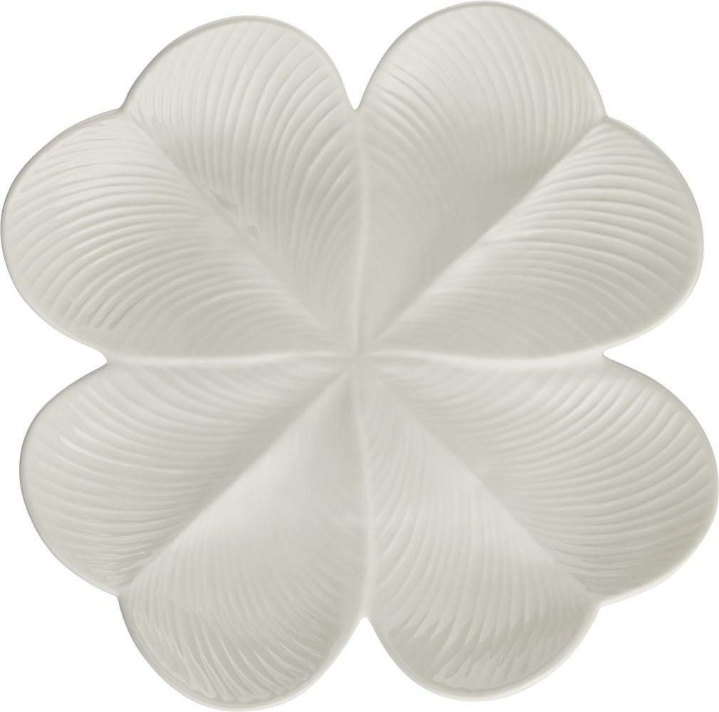 Centerpiece Tr&amp;egrave;fle Kaolin White