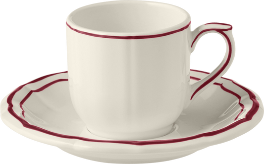 Espresso Cups & Saucers, Set of 2