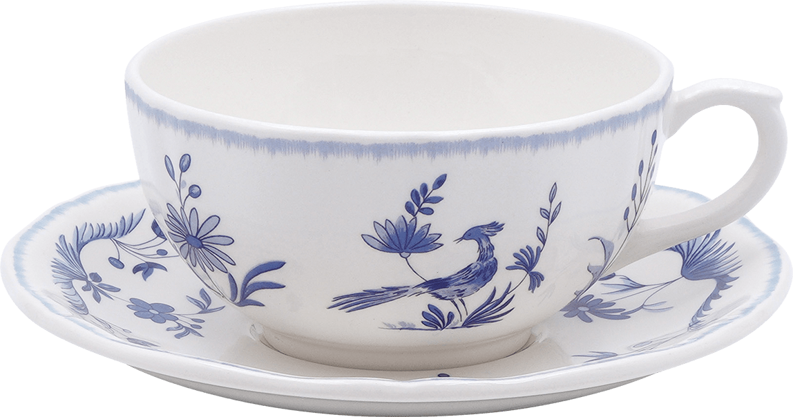 Breakfast Cups & Saucers, Set of 2