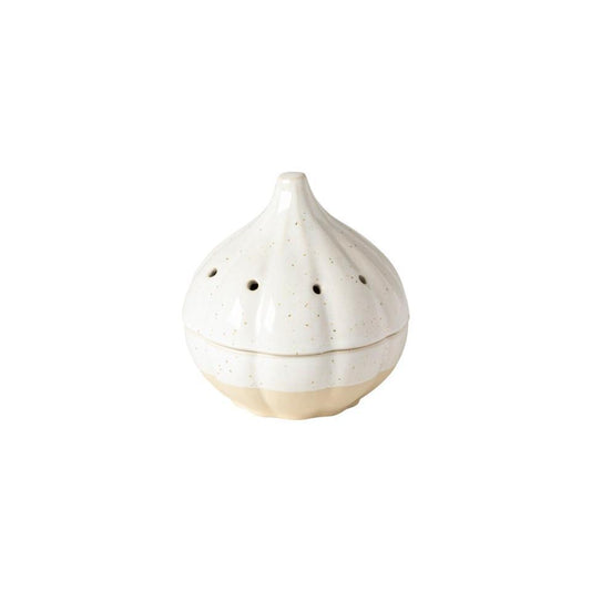 Garlic Canister 5", White