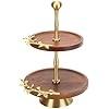 Golden Vine 2 Tier Wood Stand by Leeber