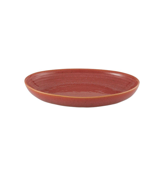 Coral Oval Tray Deep