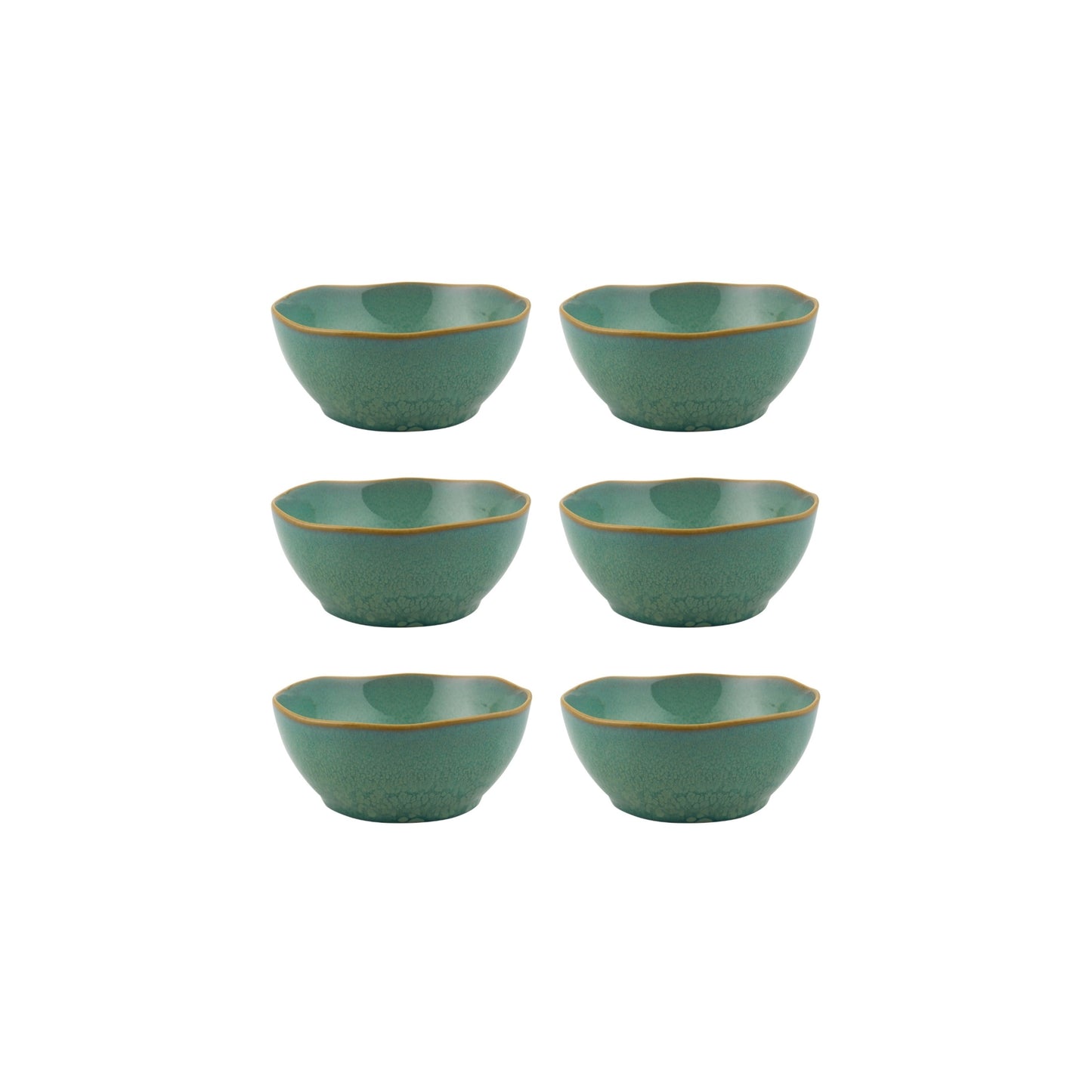 Bowl Jade, set of 6, 11 5/6 oz