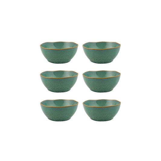 Bowl Jade, set of 6, 11 5/6 oz