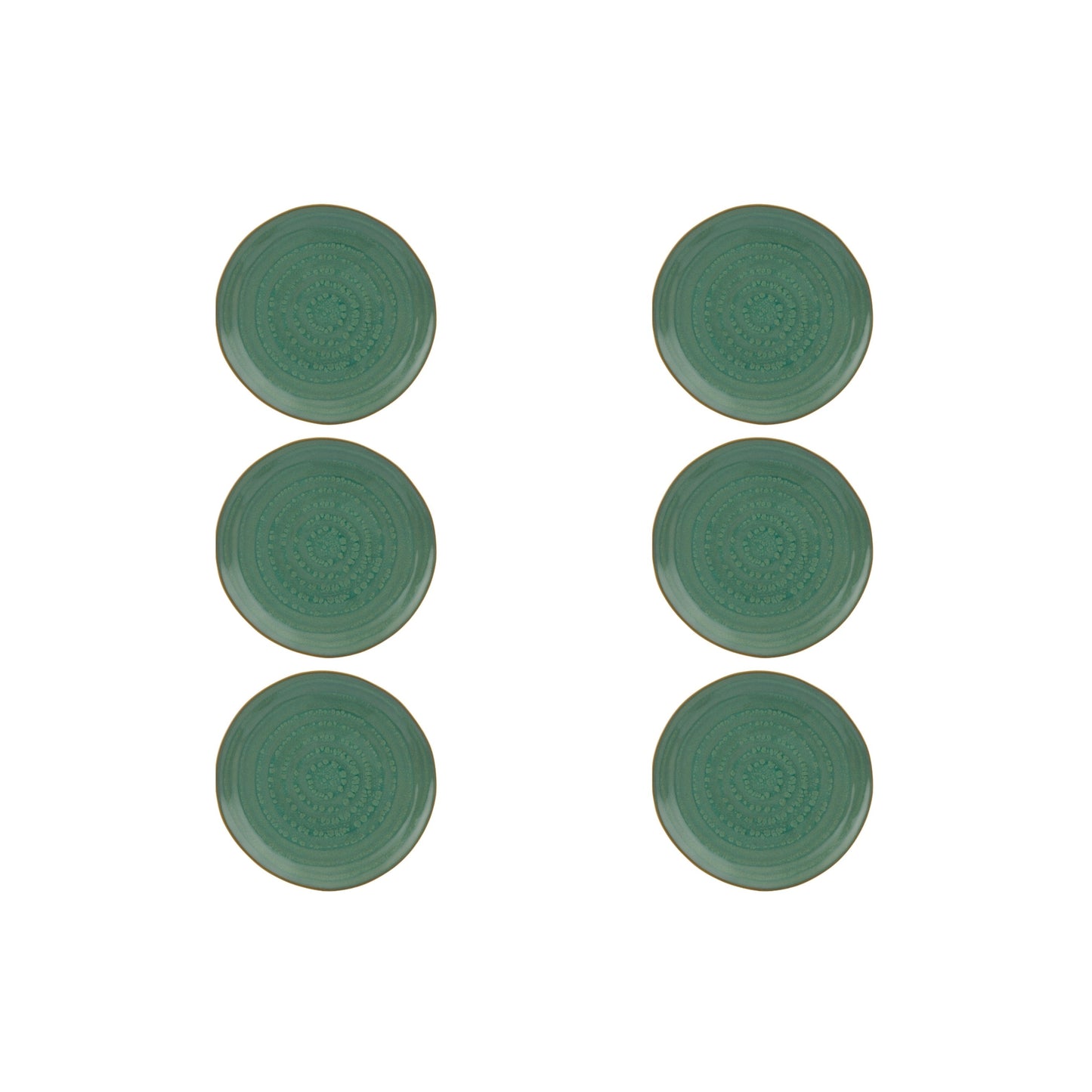 Dessert Plate Jade, set of 6