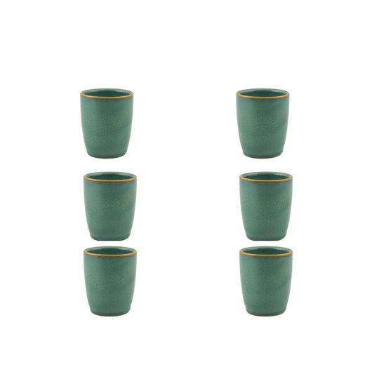 Cup Espresso Jade, set of 6