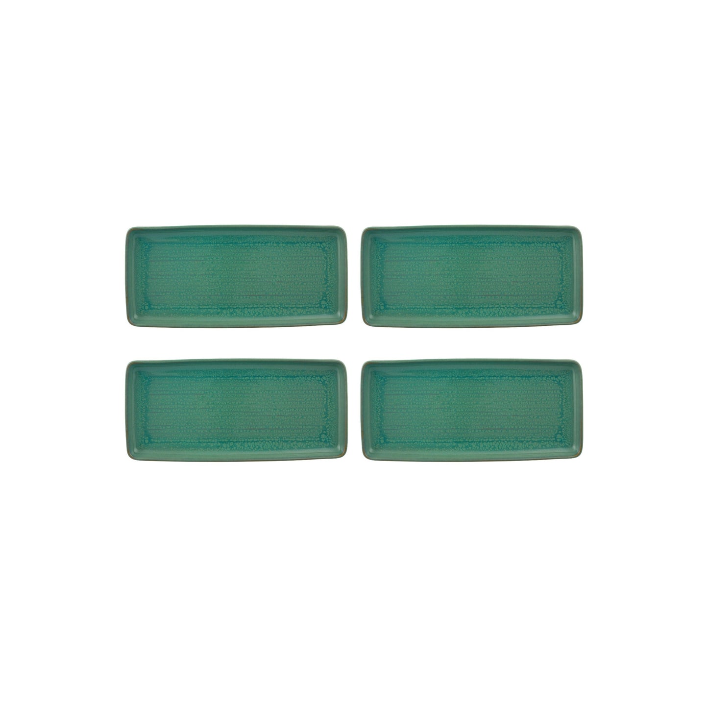 Rectangular Tray Jade, set of 4