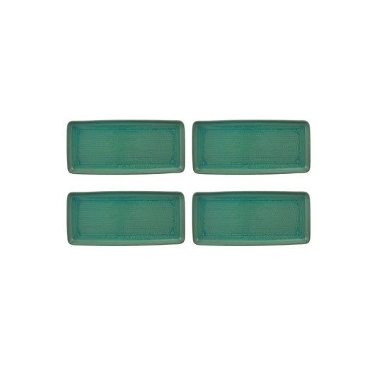 Rectangular Tray Jade, set of 4