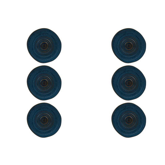 Lapis Lazuli Saucer , Set of 6