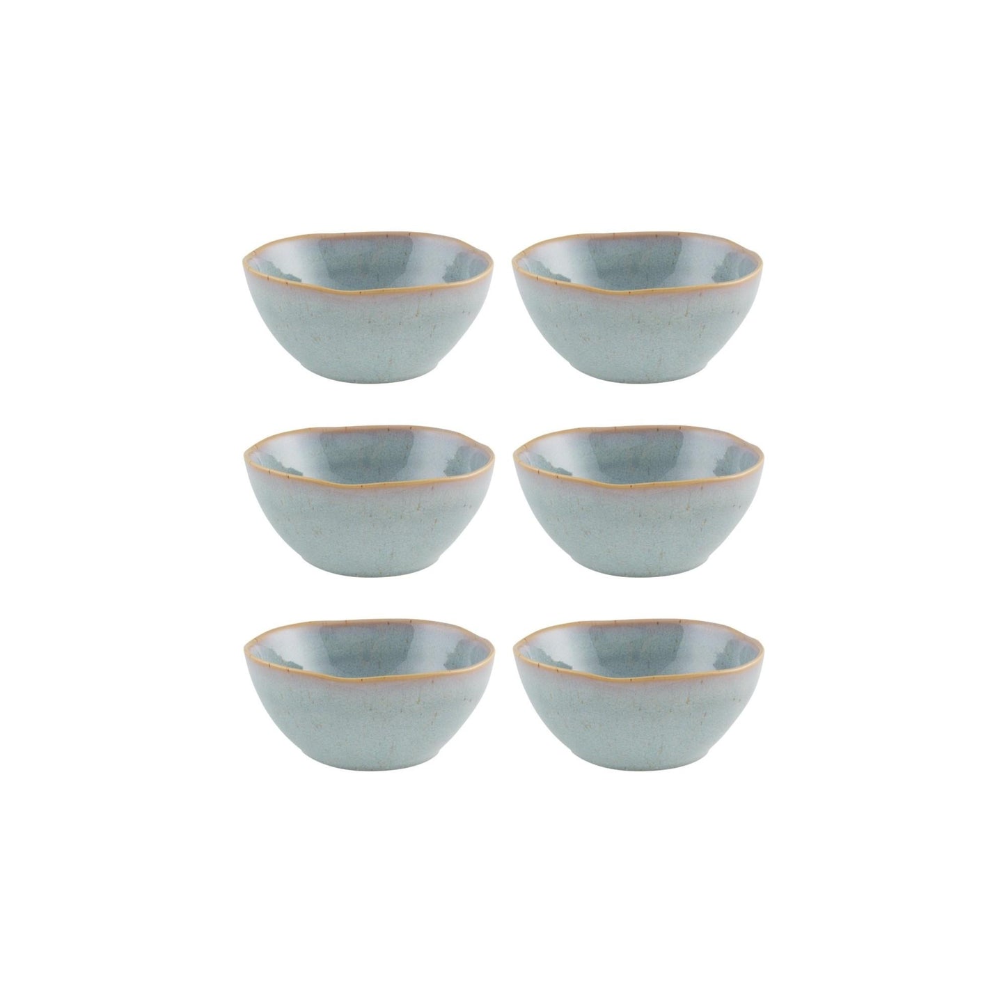 Bowl Moonstone, set of 6, 21 1/3 oz