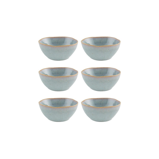 Bowl Moonstone, set of 6, 21 1/3 oz