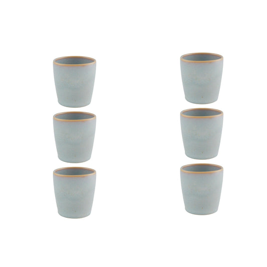 Cup Medium Moonstone, set of 6