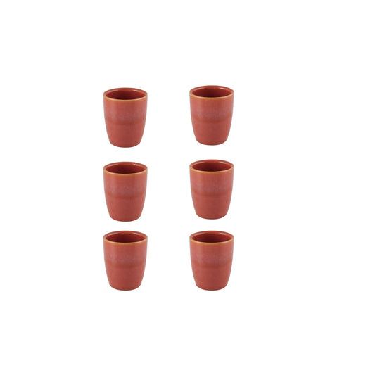 Coral Cup Espresso, set of 6
