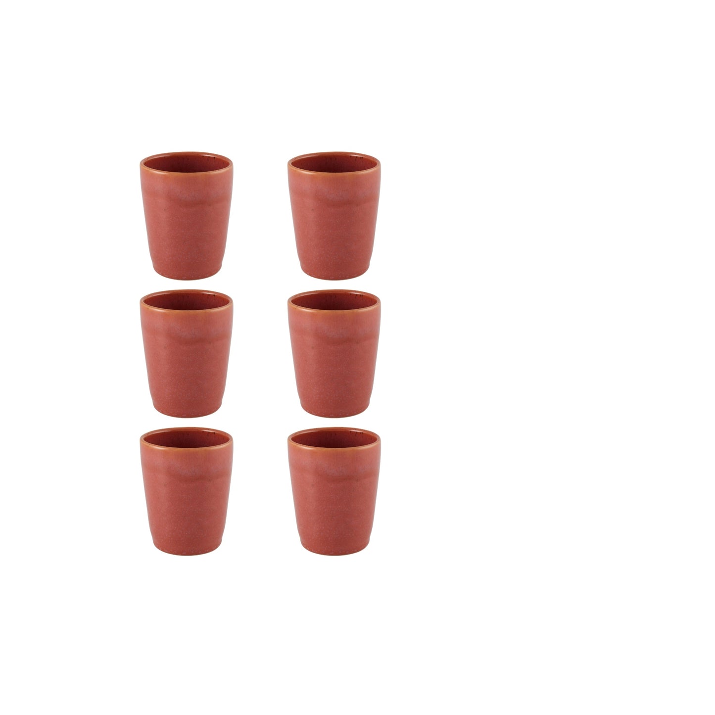 Coral Cup Tall, set of 6
