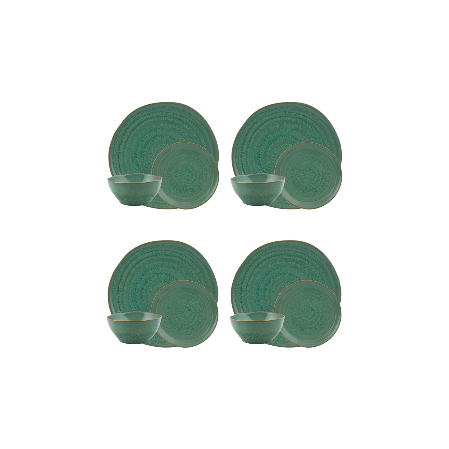 Jade 12 Piece Set, Service for 4