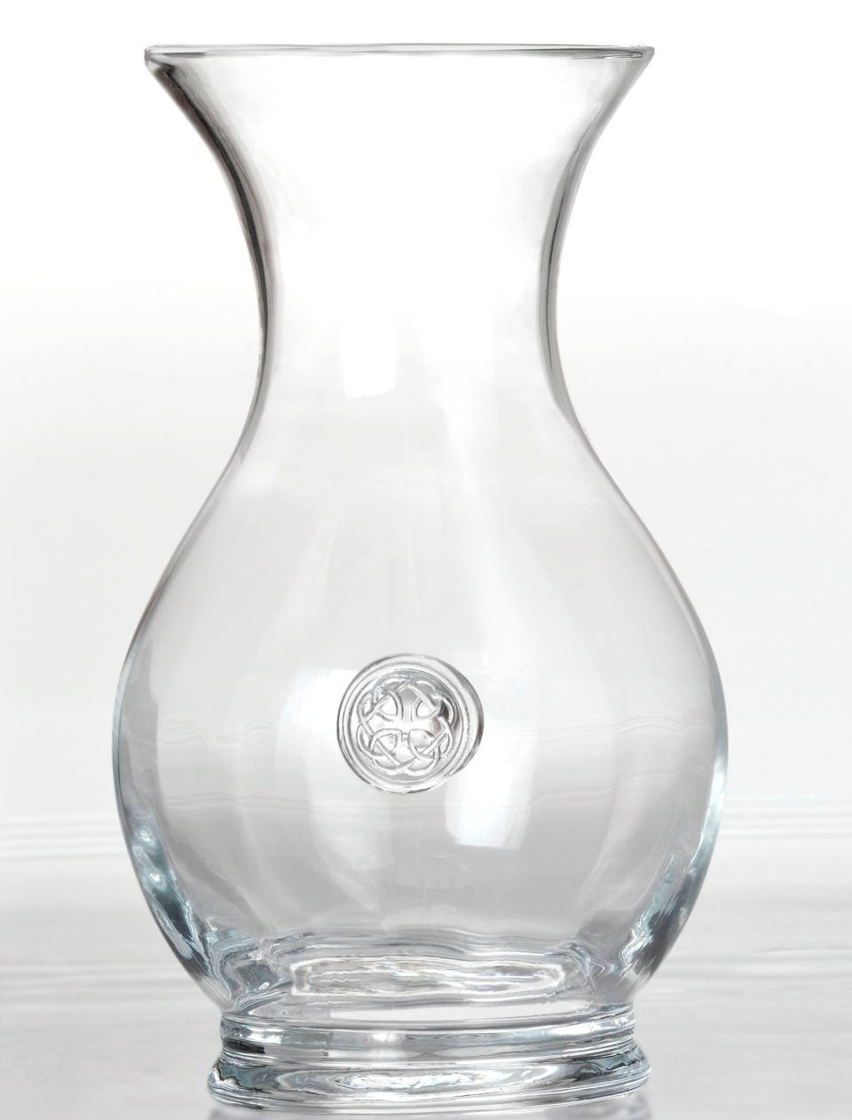 Carafe / Vase - Hand Stamped Medallion