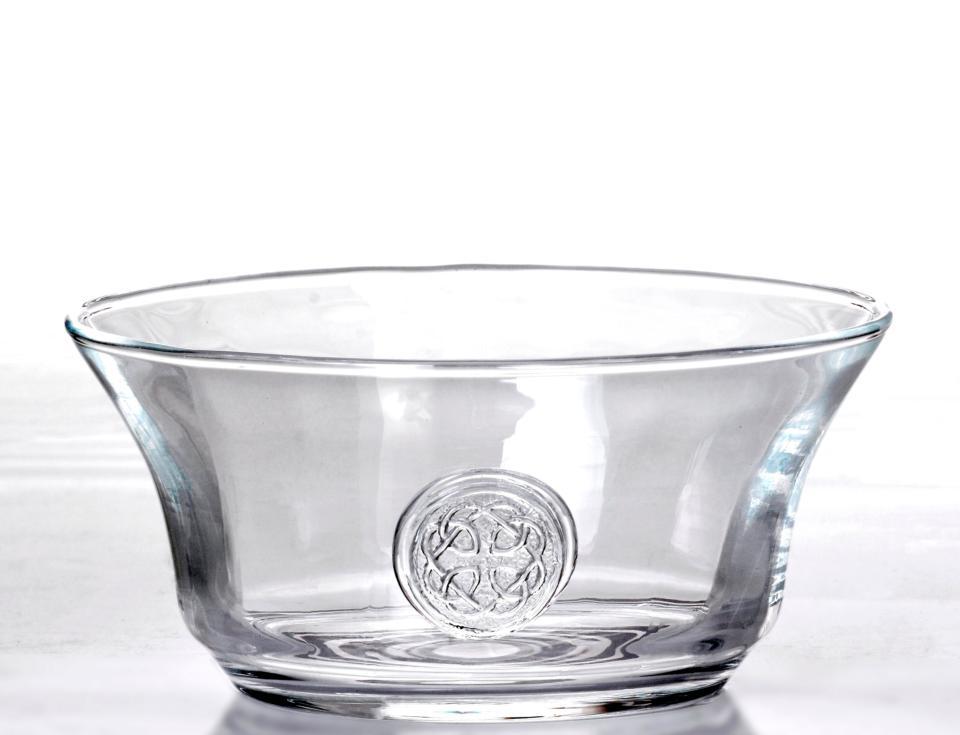 Cereal/Dessert Bowl - Hand Stamped Medallion