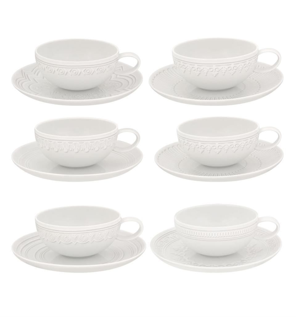 Set Of 6 Tea Cup & Saucer