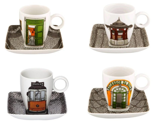 Set 4 Cups & saucers