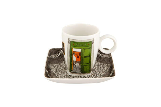Espresso/Coffee Cup & Saucer Casa De Fado