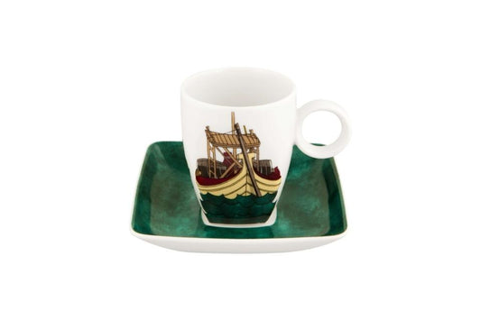 Espresso/Coffee Cup & Saucer Barco Rebelo