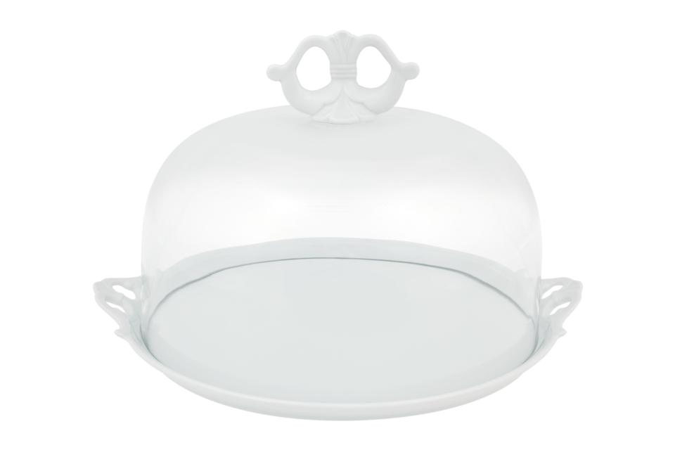 Covered Cake Plate