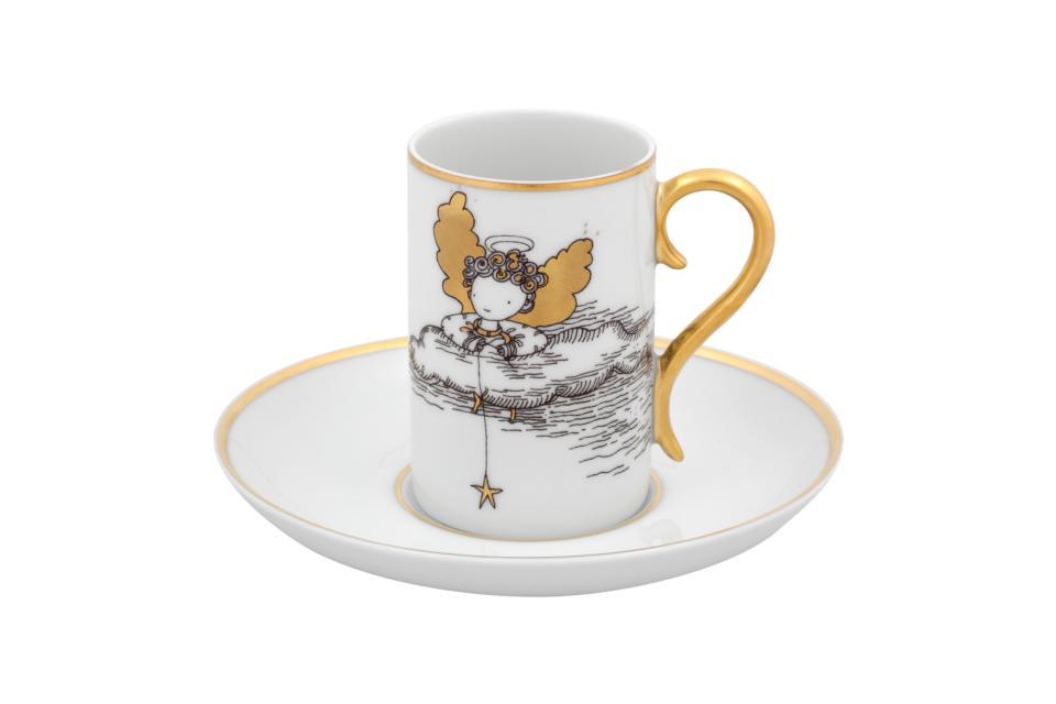 Set 2 Coffee Cup & Saucer Rocco