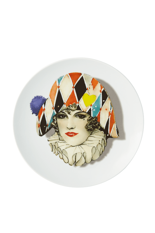 Dessert Plate "Miss Harlequin"