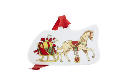 Horse And Sleigh Ornament