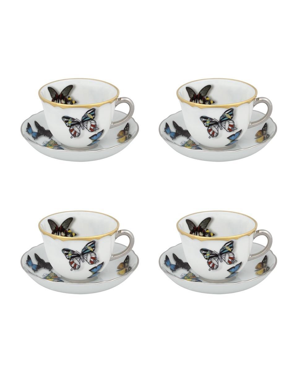 Espresso/Coffee Cup & Saucer, set of 4