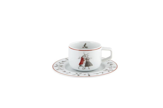 Espresso/Coffee Cup & Saucer "To Dance"