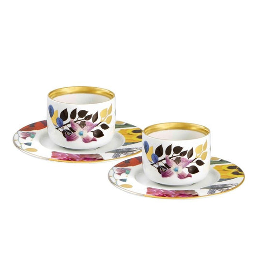 Coffee Cups & Saucers ÃÂÃÂ Set of 2