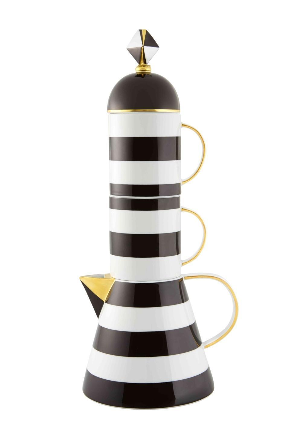 Tea Pot & 2 Mugs Set