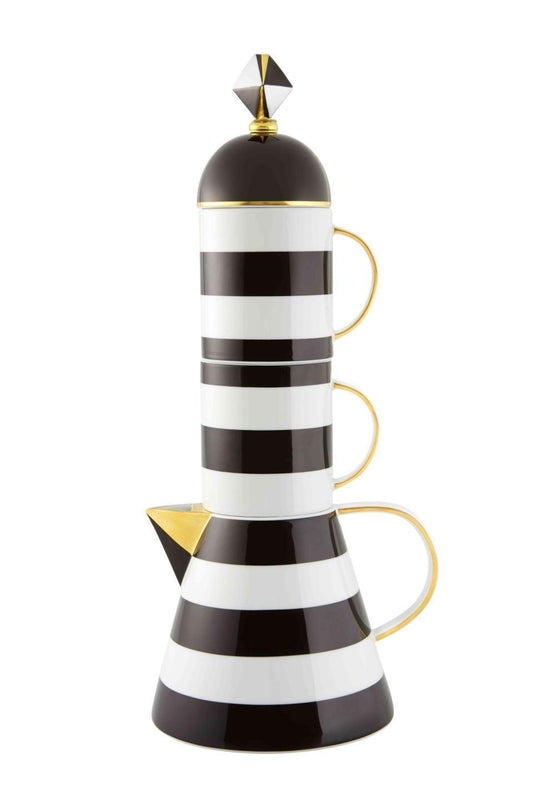 Tea Pot & 2 Mugs Set