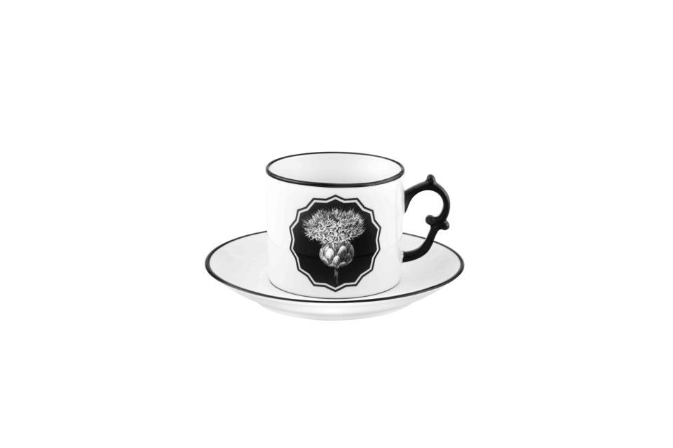 White Tea Cup and Saucer
