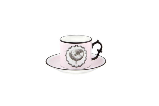 Pink Tea Cup and Saucer