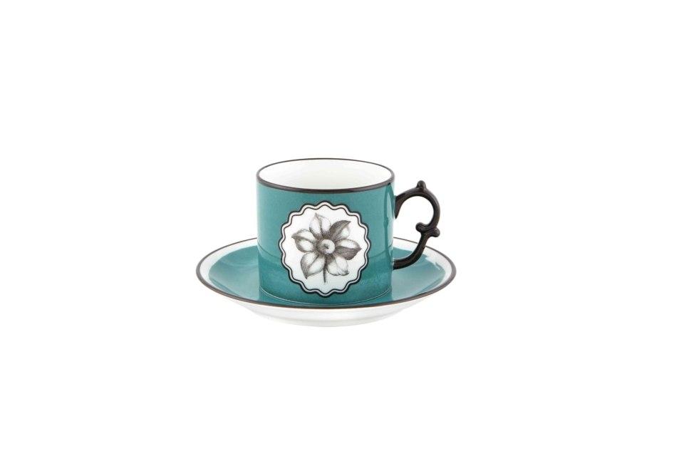 Peacock Tea Cup and Saucer