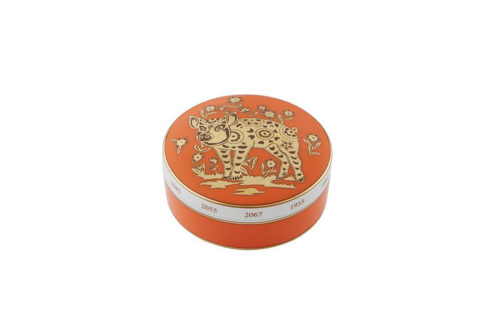 Large Round Box Ã¢ÂÂ Pig