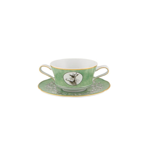 ConsomÃÂÃÂ© Cup/Bowl and Saucer