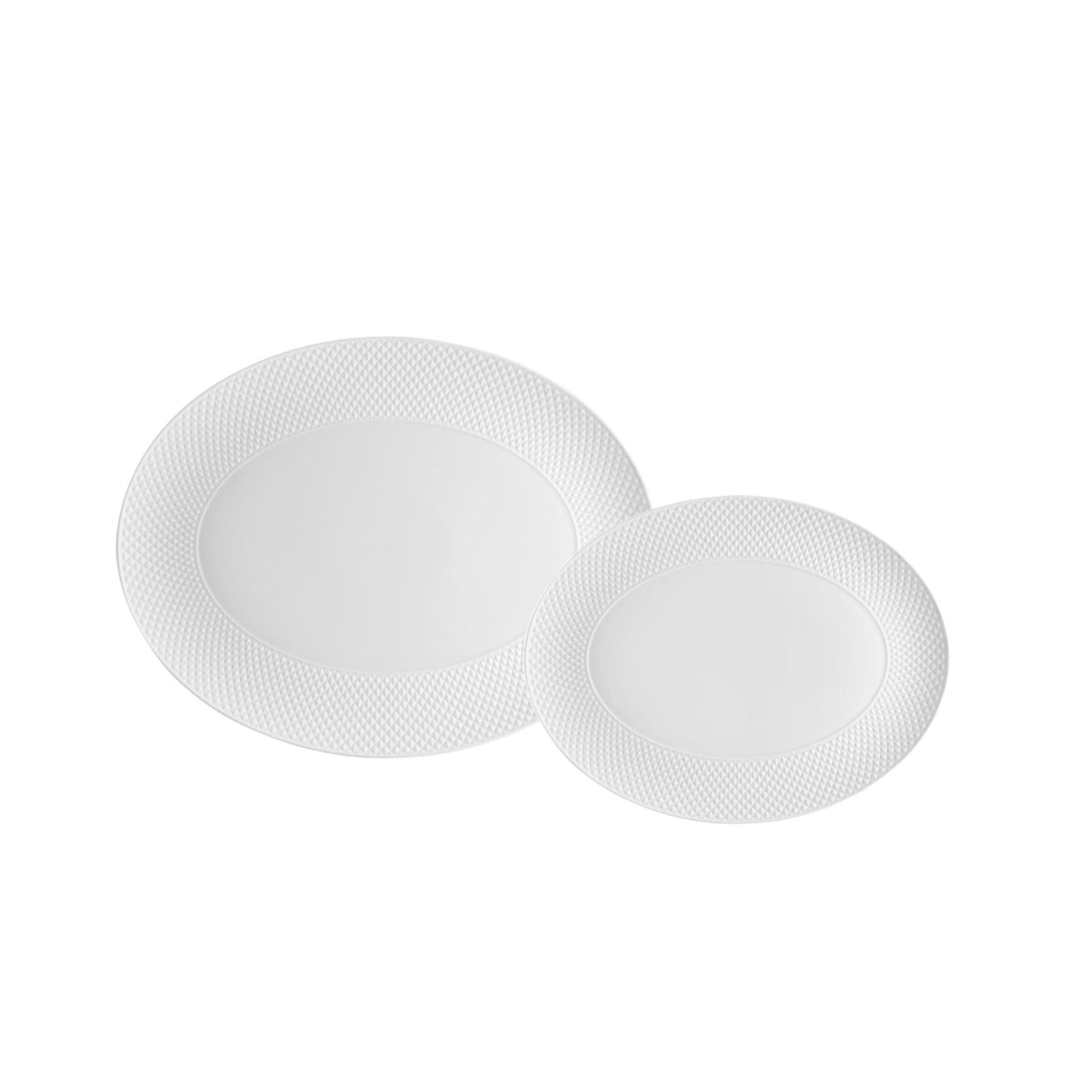 Set of Small and Large Platters