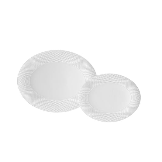 Set of Small and Large Platters