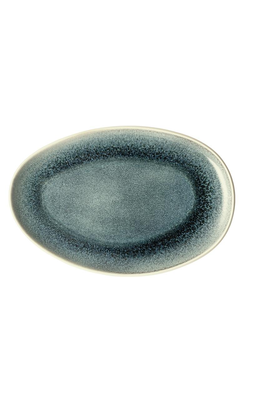 DISCONTINUED-  Platter Flat Oval 13 x 12 5/8 in