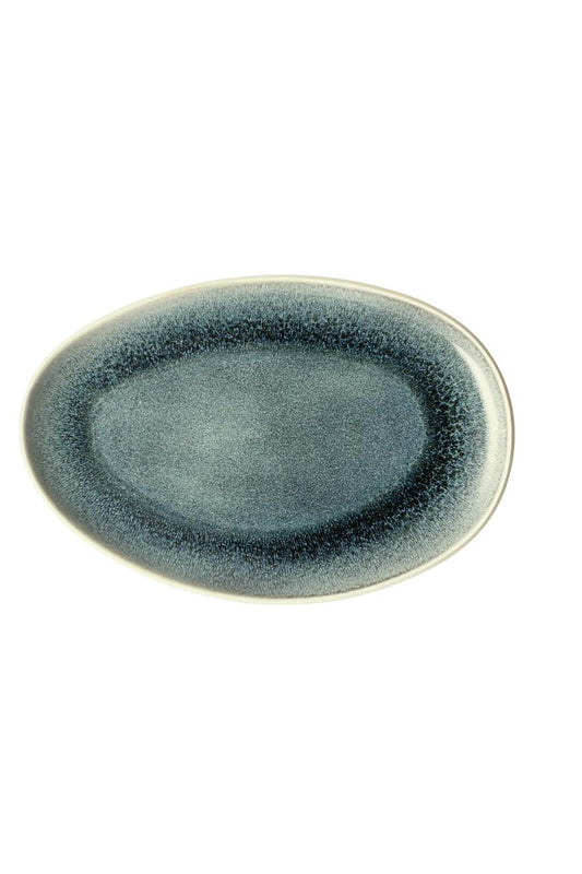 DISCONTINUED-  Platter Flat Oval 13 x 12 5/8 in