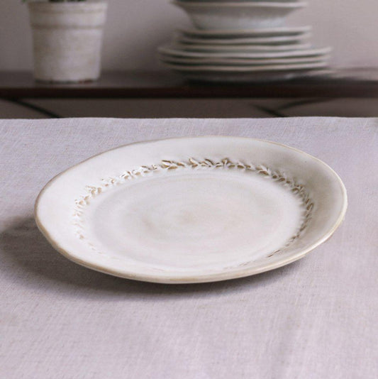 Valentina Dinner Plate Set of 4 (Dusty White)